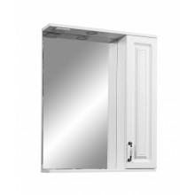 Зеркальный шкаф Stella Polar Кармела 65/C SP-00000184, 65 см, подвесной, правый, ольха белая