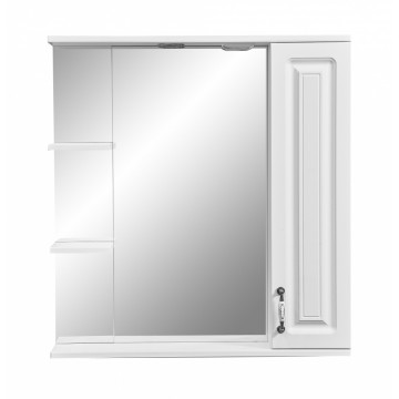 Зеркальный шкаф Stella Polar Кармела 75/C SP-00000185, 75 см, подвесной, правый, ольха белая