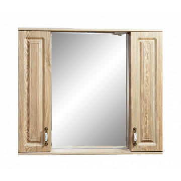 Зеркальный шкаф Stella Polar Кармела 90/C SP-00000183, 90 см, подвесной, карпатская ель