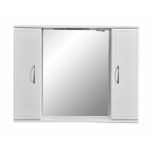 Зеркальный шкаф Stella Polar Концепт 80/C SP-00000059, 80 см, подвесной, с подсветкой, белый