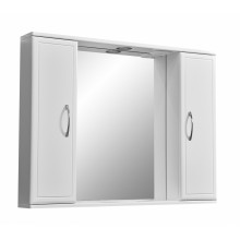 Зеркальный шкаф Stella Polar Концепт 90/C SP-00000131, 90 см, подвесной, с подсветкой, белый