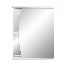 Зеркальный шкаф Stella Polar Волна Лана 55/C SP-00000044, 55 см, подвесной, белый, правый