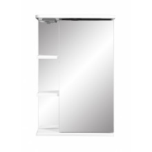 Зеркальный шкаф Stella Polar Концепт Нелея 45/C SP-00000223, 45 см, подвесной, с подсветкой, белый, правый