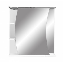 Зеркальный шкаф Stella Polar Концепт Пелаго 65/C SP-00000055, 65 см, подвесной, с подсветкой, белый, правый
