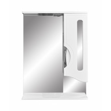 Зеркальный шкаф Stella Polar Сильва 60/C SP-00000208, 60 см, правый, с подсветкой, белый