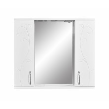 Зеркальный шкаф Stella Polar Фантазия 80/C SP-00000226, 80 см, с подсветкой, белый
