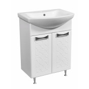 Тумба под раковину Stella Polar Ванда 60 SP-00000201, 60 см, напольная, белая