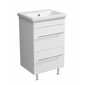Тумба под раковину Stella Polar Ванесса 50 SP-00000217, 50 см, напольная, белая