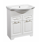 Тумба под раковину Stella Polar Кармела 65 SP-00000173, 65 см, напольная, ольха белая
