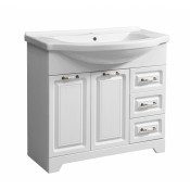 Тумба под раковину Stella Polar Кармела 90 SP-00000175, 90 см, напольная, ольха белая