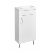 Тумба под раковину Stella Polar Концепт 40 SP-00000232, 40 см, напольная, белая