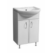 Тумба под раковину Stella Polar Концепт 50 SP-00000039, 50 см, напольная, белая