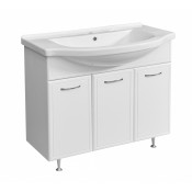 Тумба под раковину Stella Polar Концепт 90 SP-00000134, 90 см, напольная, белая