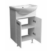 Тумба под раковину Stella Polar Фиора 55 SP-00000212, 55 см, напольная, белая