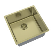 Кухонная мойка Iddis Edifice EDI44B0i77 44 x 44 x 20 см для подстольного монтажа, матовое золото
