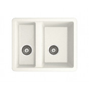 Кухонная мойка для подстольного монтажа Iddis Tanto TU4W565i87 56 x 46 x 21.5 см, Granucryl белый