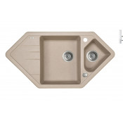 Кухонная мойка Iddis Vane G V28P965i87 96 x 50 x 22.7 см, Granucryl, угловая, темно-бежевый (песок)