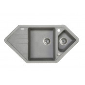 Кухонная мойка Iddis Vane G V27G965i87 96 x 50 x 22.7 см, Granucryl, угловая, серый