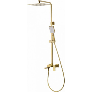 Душевая система Wonzon & Woghand Cube 2.0 WW-88047068-BG брашированное золото