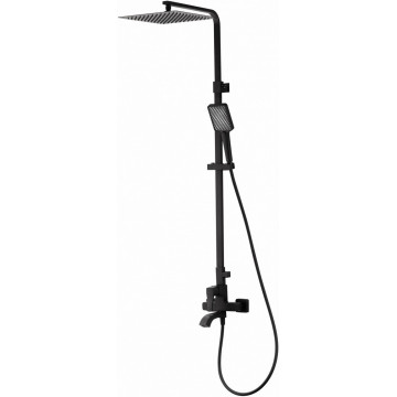 Душевая система Wonzon & Woghand Flex WW-88047072-MB черный матовый