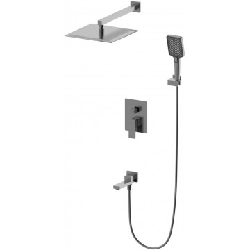 Душевая система Wonzon & Woghand Cube 2.0 WW-88087068-BGM темный графит