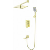 Встраиваемая душевая система Wonzon & Woghand Cube WW-88939016-BG брашированное золото