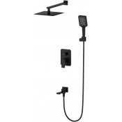 Встраиваемая душевая система Wonzon & Woghand Diamond WW-88939011-MB черный матовый