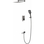 Встраиваемая душевая система Wonzon & Woghand Edge WW-88939003-BGM темный графит