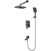 Встраиваемая душевая система Wonzon & Woghand Fit WW-88939009A-BGM темный графит