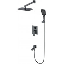 Встраиваемая душевая система Wonzon & Woghand Fit WW-88939009A-BGM темный графит