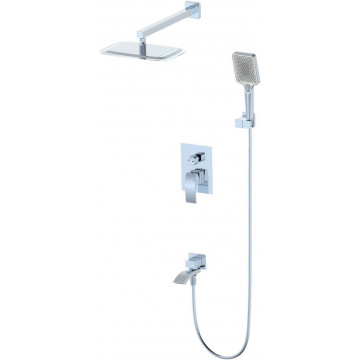 Встраиваемая душевая система Wonzon & Woghand Fit WW-88939009A-CR хром