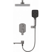 Встраиваемая душевая система Wonzon & Woghand Forza WW-939031-BGM темный графит