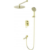 Встраиваемая душевая система Wonzon & Woghand Frame WW-88939010-BG брашированное золото