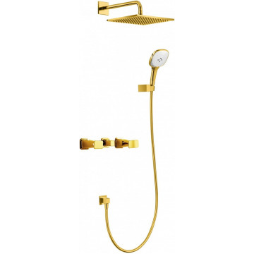 Встраиваемая душевая система Wonzon & Woghand Shakespeare WW-654701-DG темное золото