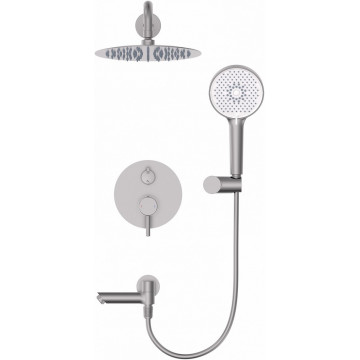 Встраиваемая душевая система Wonzon & Woghand Solo WW-939032-BN брашированный никель