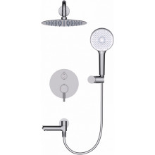 Встраиваемая душевая система Wonzon & Woghand Solo WW-939032-CR хром