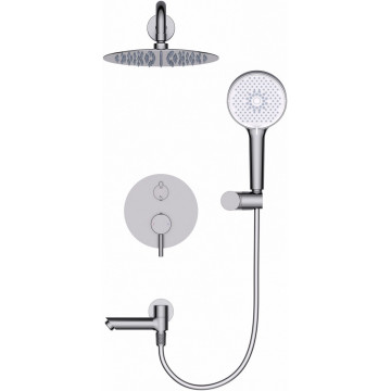 Встраиваемая душевая система Wonzon & Woghand Solo WW-939032-CR хром