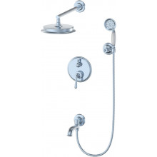 Встраиваемая душевая система Wonzon & Woghand Steam WW-88939008-CR хром