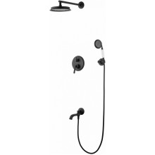 Встраиваемая душевая система Wonzon & Woghand Steam WW-88939008-MB черный матовый