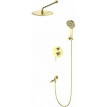 Встраиваемая душевая система Wonzon & Woghand Stick WW-88939017-BG брашированное золото