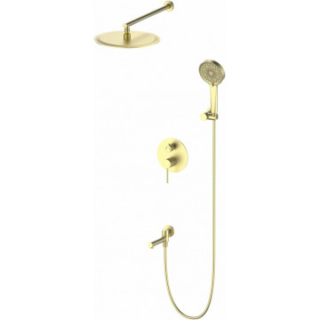 Встраиваемая душевая система Wonzon & Woghand Stick WW-88939017-BG брашированное золото