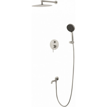 Встраиваемая душевая система Wonzon & Woghand Stick WW-88939017-BN брашированный никель