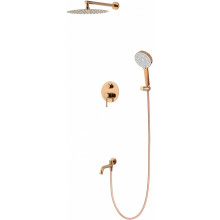 Встраиваемая душевая система Wonzon & Woghand Tor WW-88939073-RG розовое золото