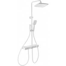 Душевая система Wonzon & Woghand WW-B4161-MW с термостатом белый матовый