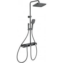 Душевая система Wonzon & Woghand WW-B4161-BGG с термостатом темный графит
