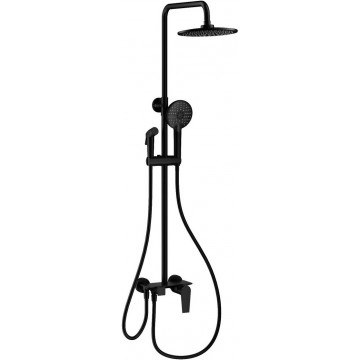 Душевая система Wonzon & Woghand WW-A30874-MB  черный матовый