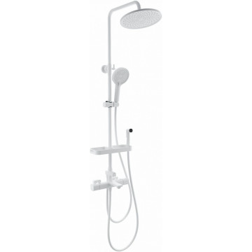 Душевая система Wonzon & Woghand Solid WW-C3011-A1-MW с термостатом белый матовый
