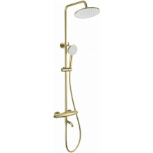 Душевая система Wonzon & Woghand Capsule WW-B3031-A1-BG с термостатом брашированное золото