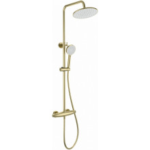 Душевая система Wonzon & Woghand Capsule WW-B3031-A-BG с термостатом брашированное золото