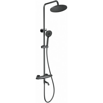 Душевая система Wonzon & Woghand Capsule WW-B3031-A1-BGG с термостатом темный графит